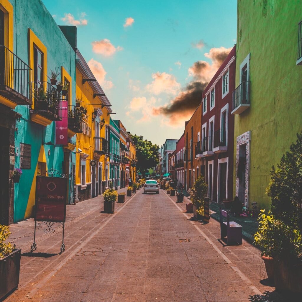 Colorful Painted Buildings